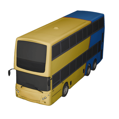 Alexander Dennis Enviro500 3D model for Travel Animator