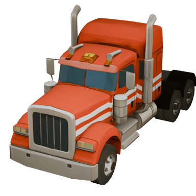 American Semi Truck 3D model