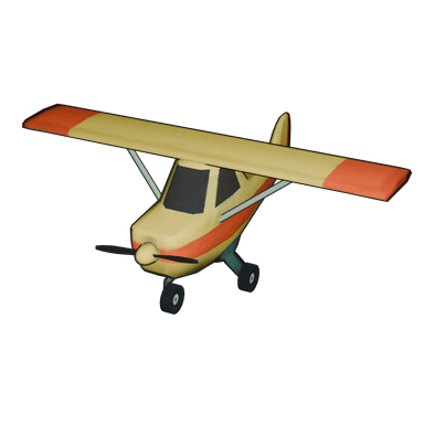 Biplane 3D model