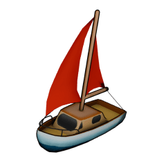 Sailing Boat Go 3D model