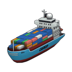 Cargo Ship 3D model