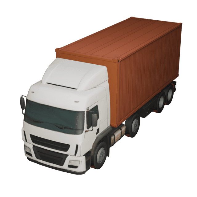 Container Truck 3D model
