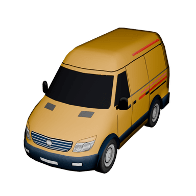 Delivery Van 3D model