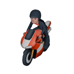 Ducati Rider 3D model