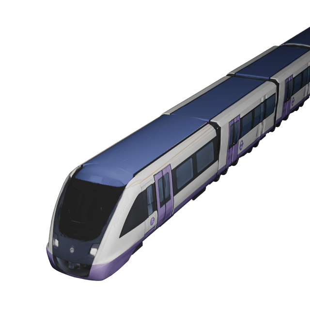 Class 345 train 3D model