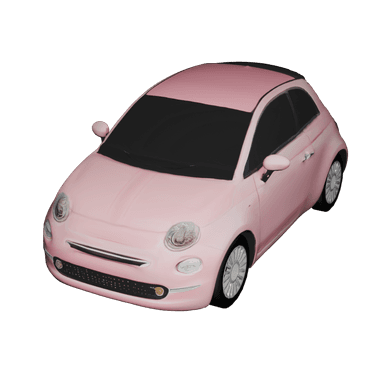 Fiat 500 3D model
