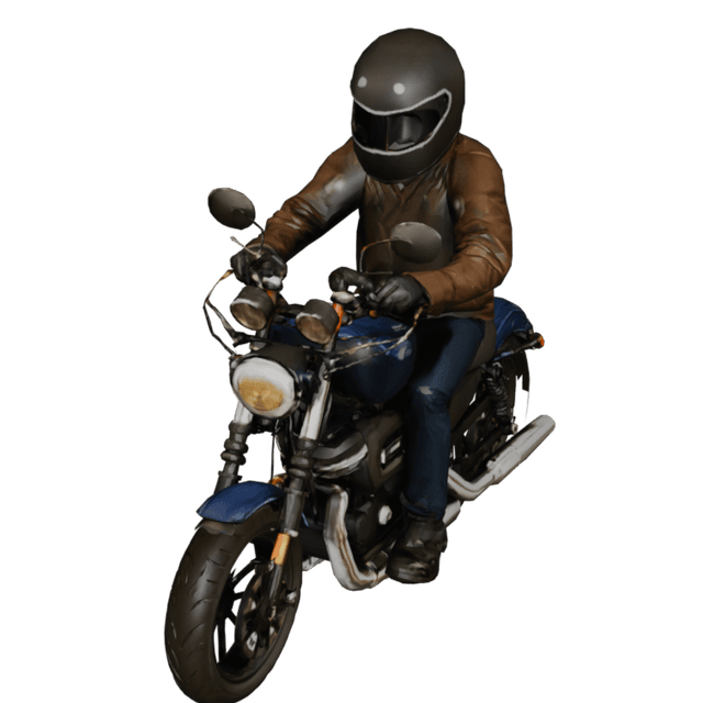 Motorcycle 2 3D model