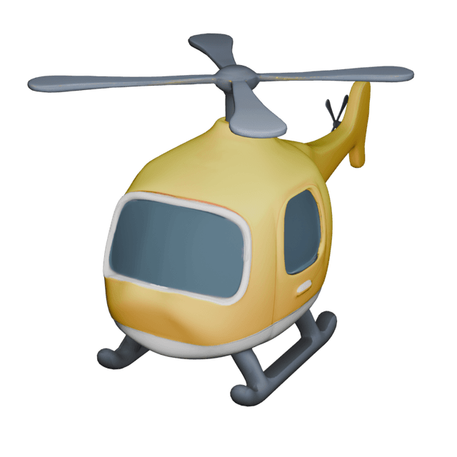 Helicopter 1 3D model