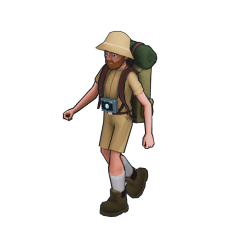 Hiker Man 3D model