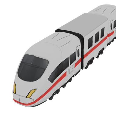 ICE Train 3D model