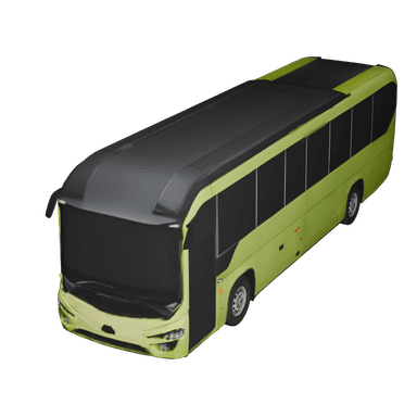 Irizar ie bus 3D model for Travel Animator