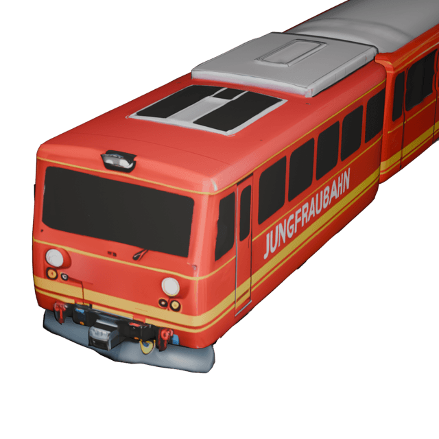 Jungfraubahn Train 3D model