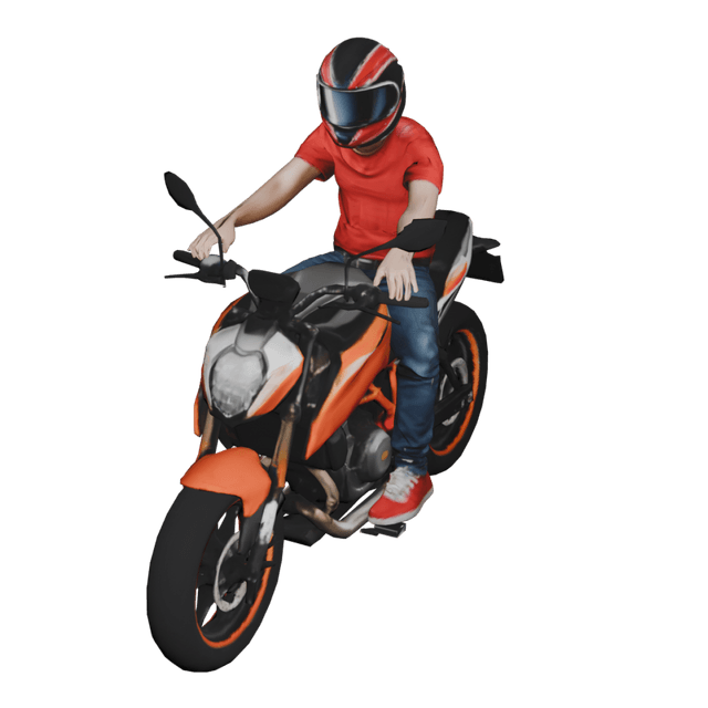 KTM Duke 3D model