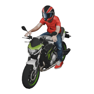 Kawasaki Z650 3D model