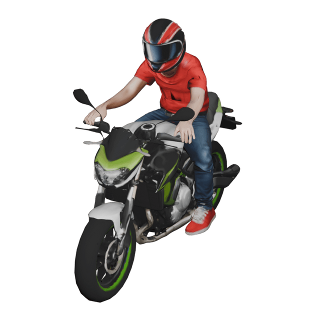 Kawasaki Z650 3D model
