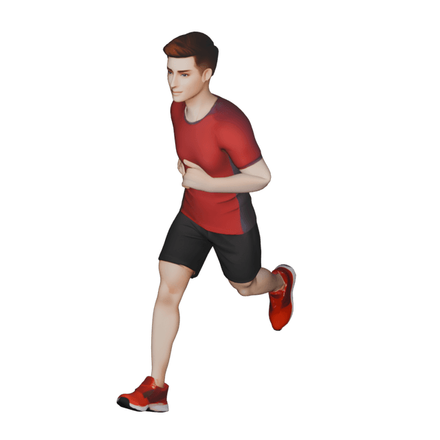 Running Man 3D model