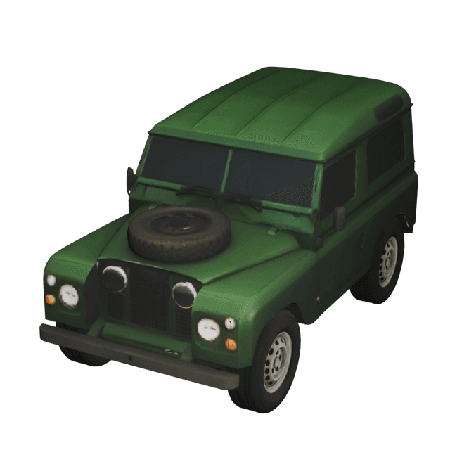 Old Land Rover 3D model