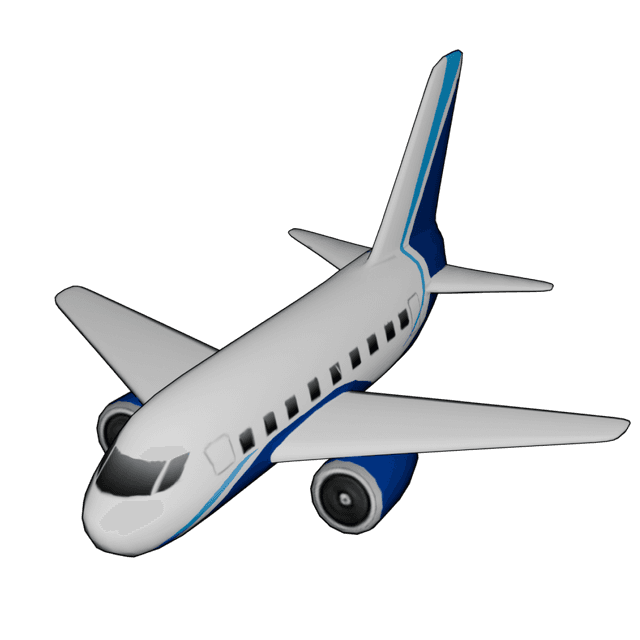 Passenger Plane 3D model