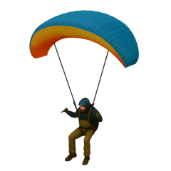 ⁠⁠Paraglider 3D model