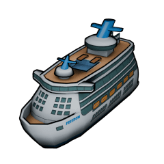 Passenger Ship 3D model