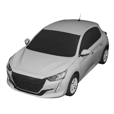 Peugeot 208 3D model