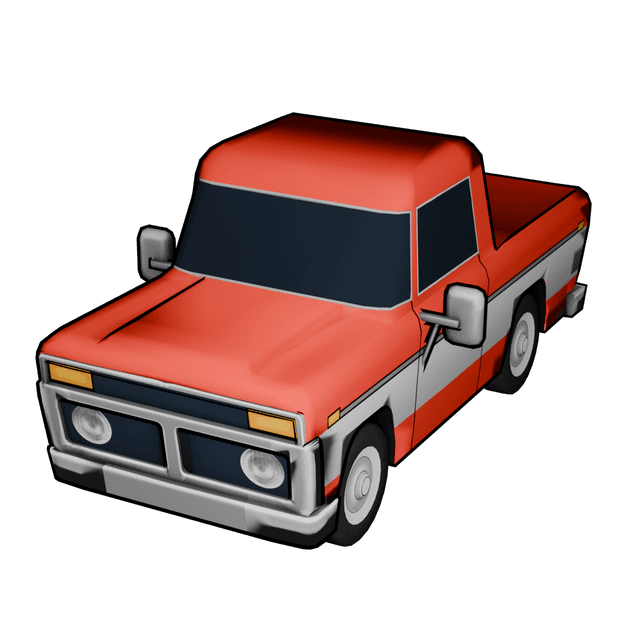 Pickup Car 3D model