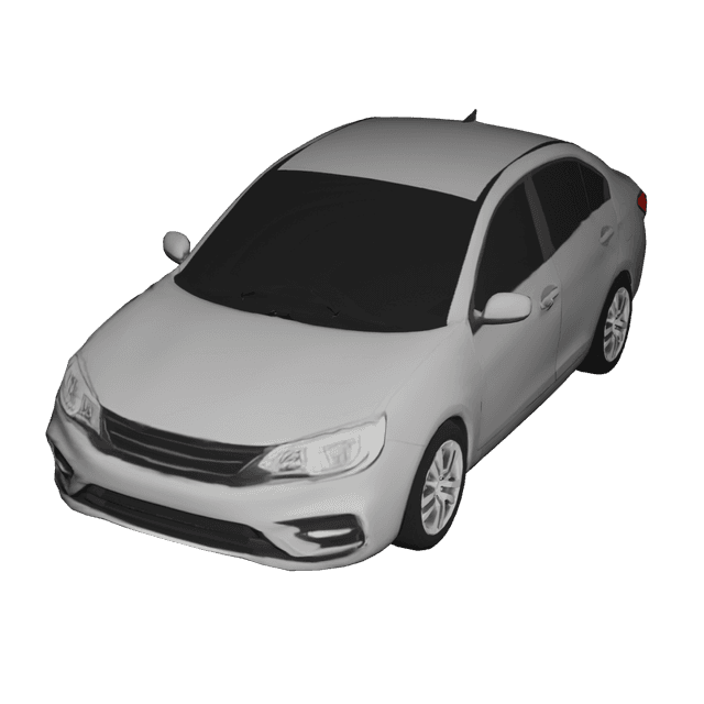 Proton Saga 3D model