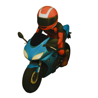 Racing Bike 3D model