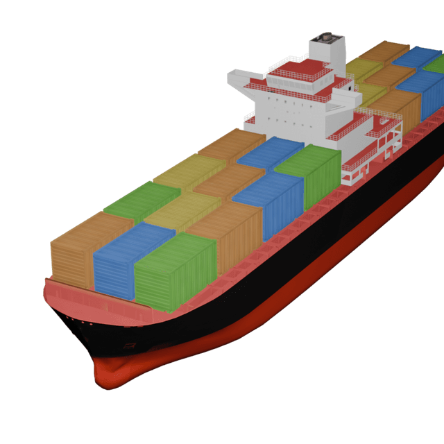 Rhine Barge 3D model