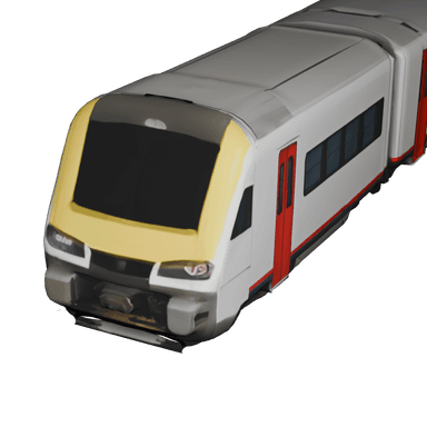 SNCB Class AM96 Train 3D model