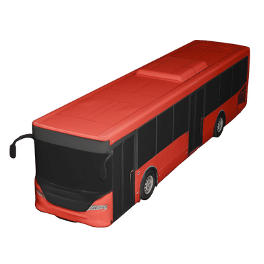 Scania Bus 3D model for Travel Animator
