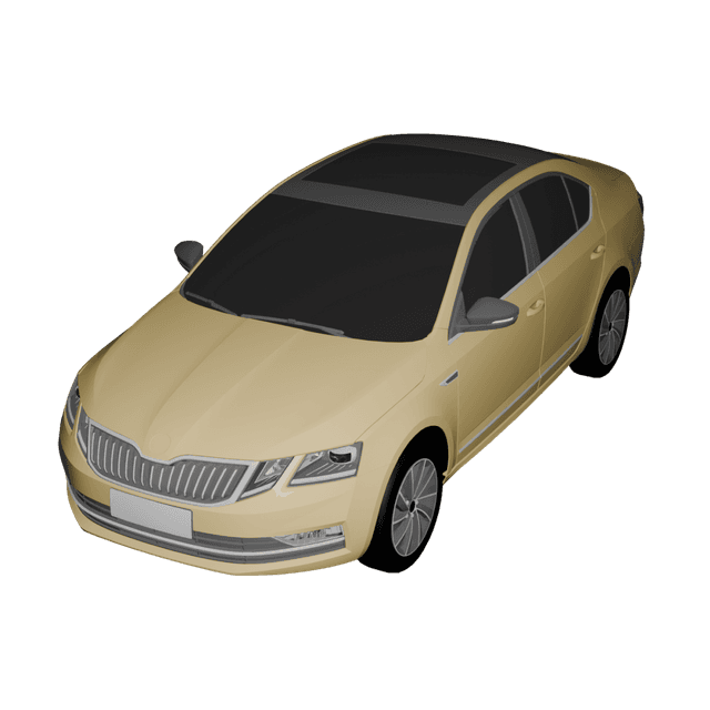 Skoda octavia 3D model