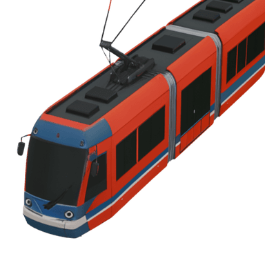 Tram 3D model