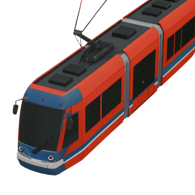 Tram 3D model
