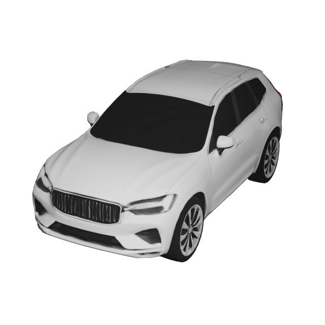 Volvo XC60 3D model thumbnail
