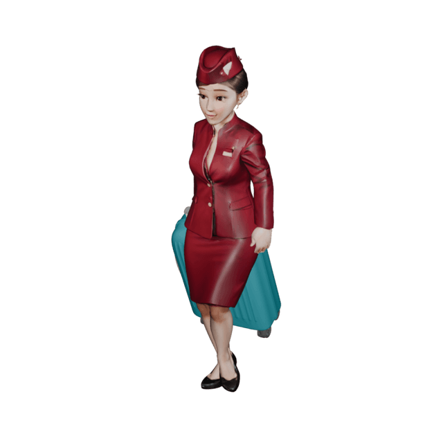Air Hostess 3D model