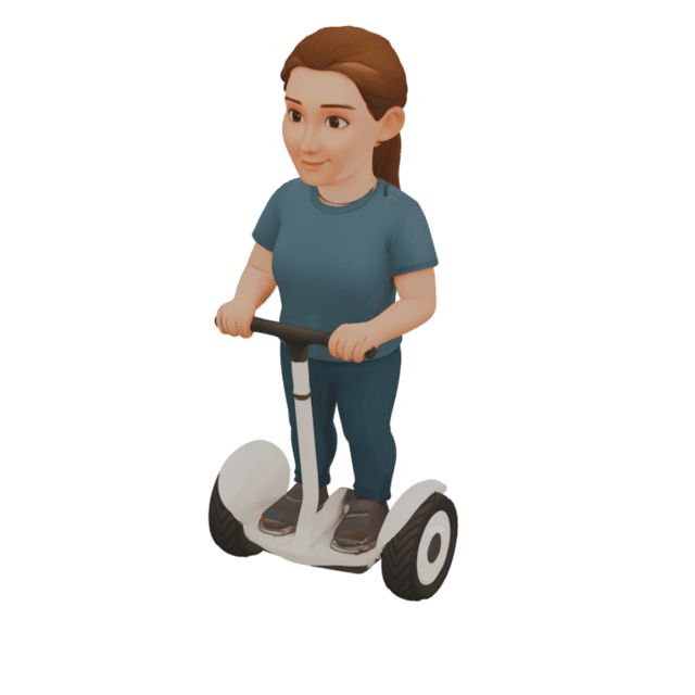 Airwheel Woman 3D model