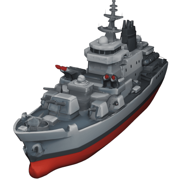 Battleship 3D model