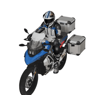 BMW GS 3D model for Travel Animator