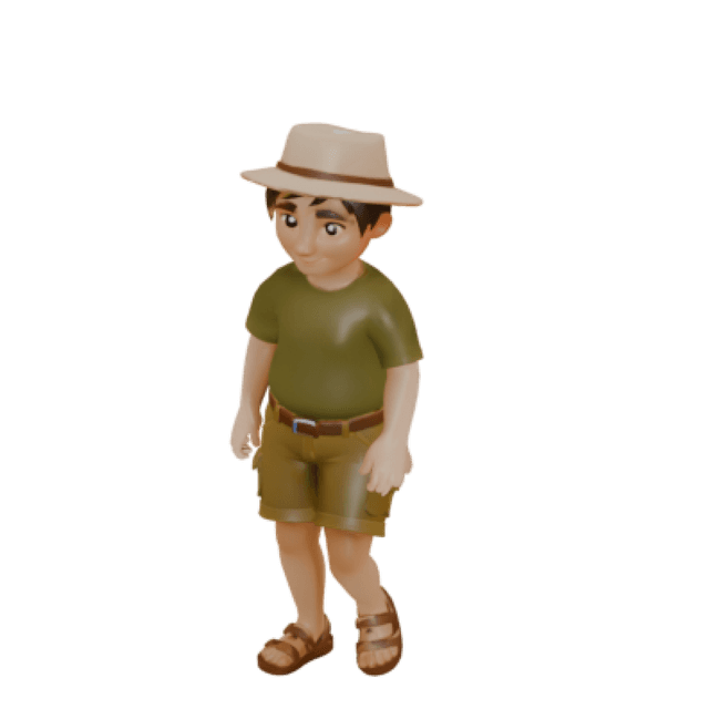 Boy 3D model