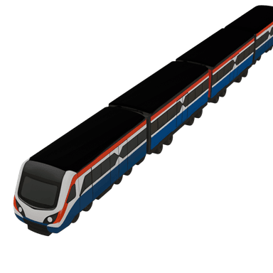 BTS Skytrain 3D model