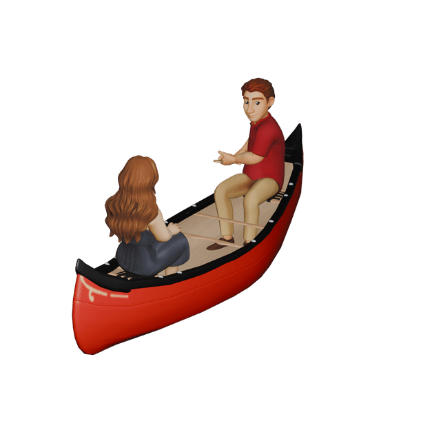 Canoe 3D model