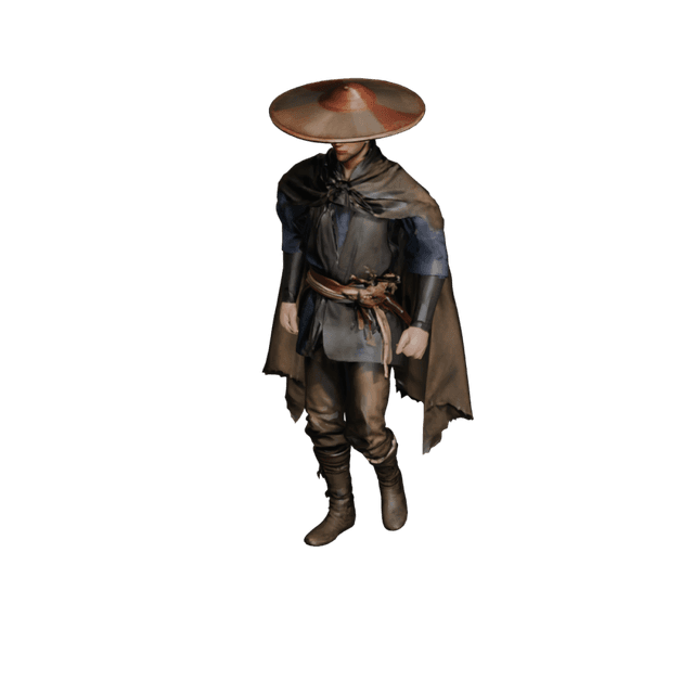 Samurai 3D model