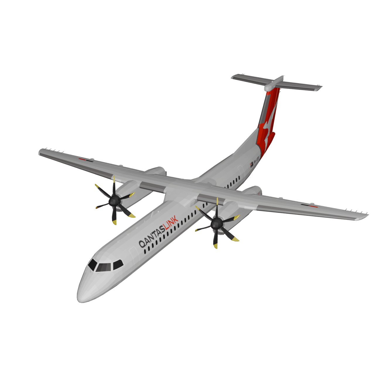 Dash-8 Airplane