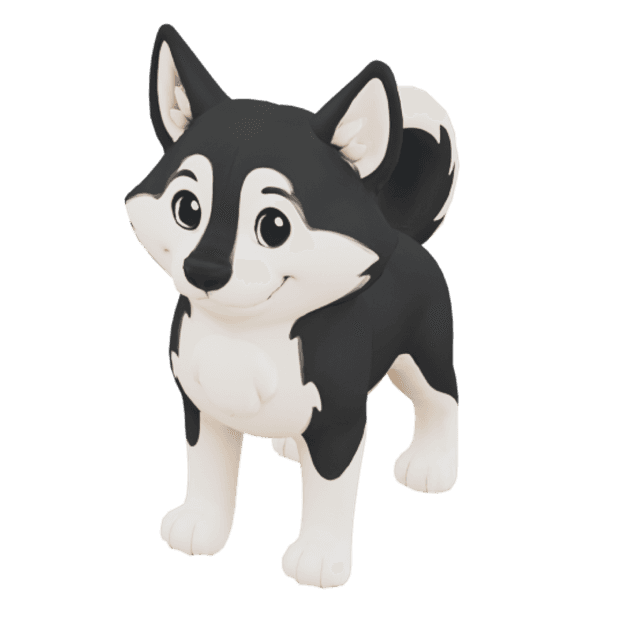 Dog 3D model