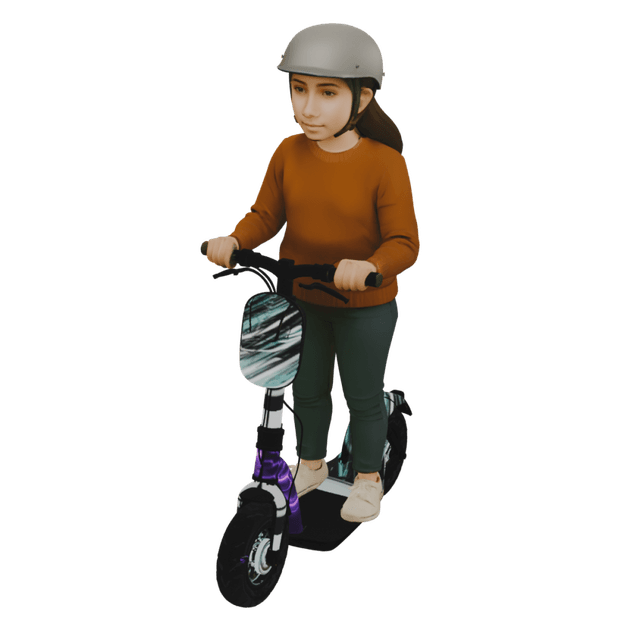 E-Scooter Female 3D model