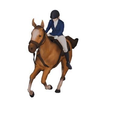 Female Horse Rider 3D model for Travel Animator