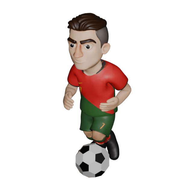 Footballer 1 3D model