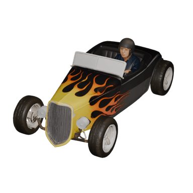 Hot Rod Car 3D model