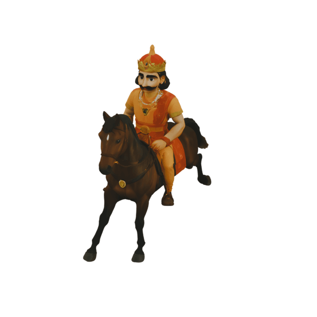 King on Horse 3D model